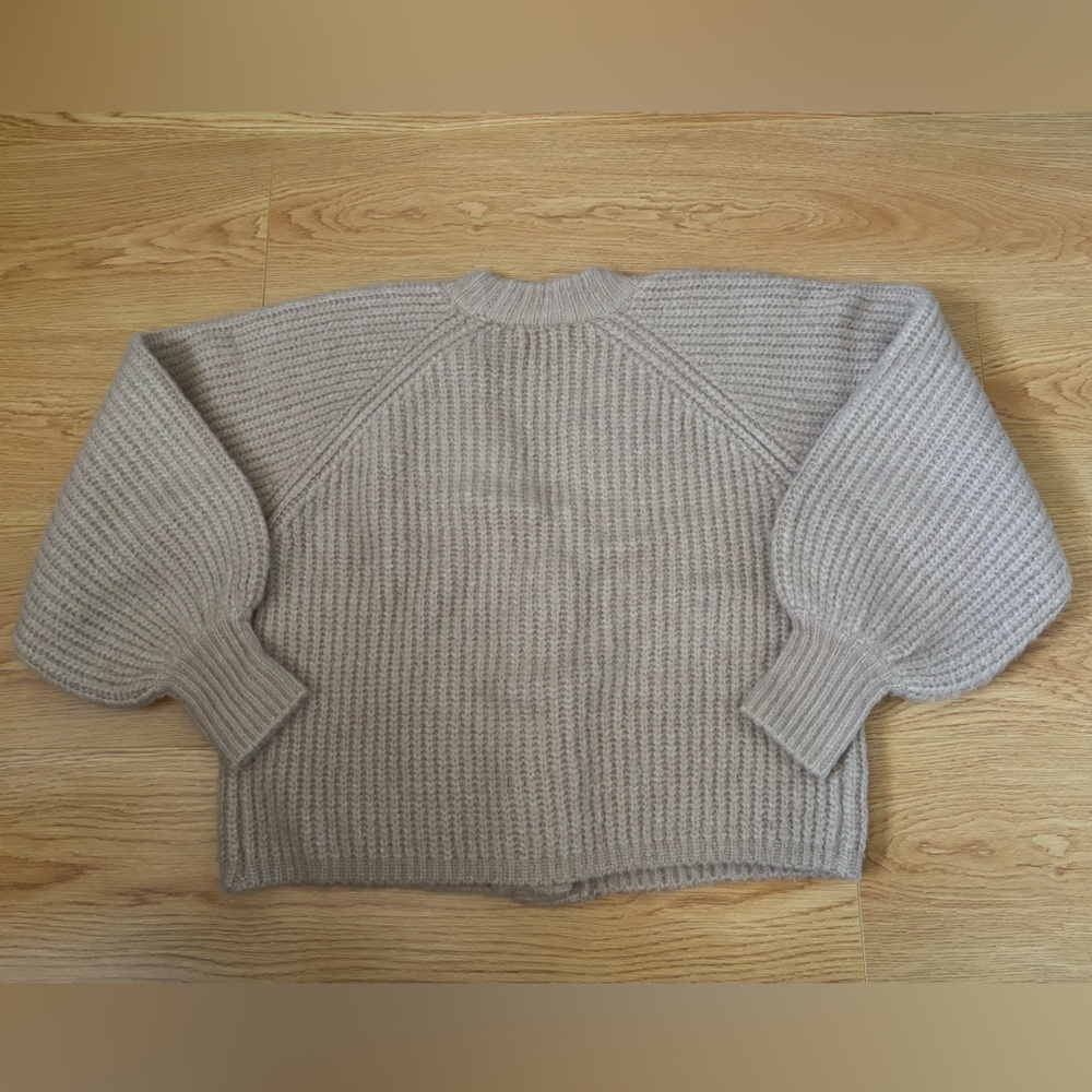 OAK + FORT Beige Button-Up Cardigan - Picture 2 of 10